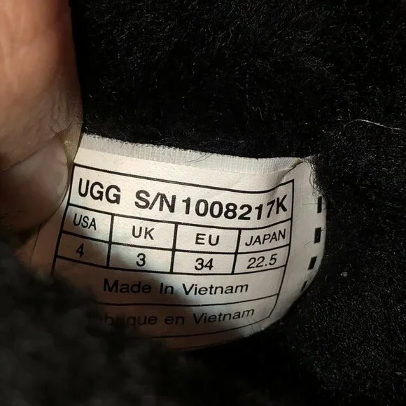 UGG Bailey Bow Womens Leopard/Cheetah Print Shearling Lined Boots Size 4 - Picture 8 of 9